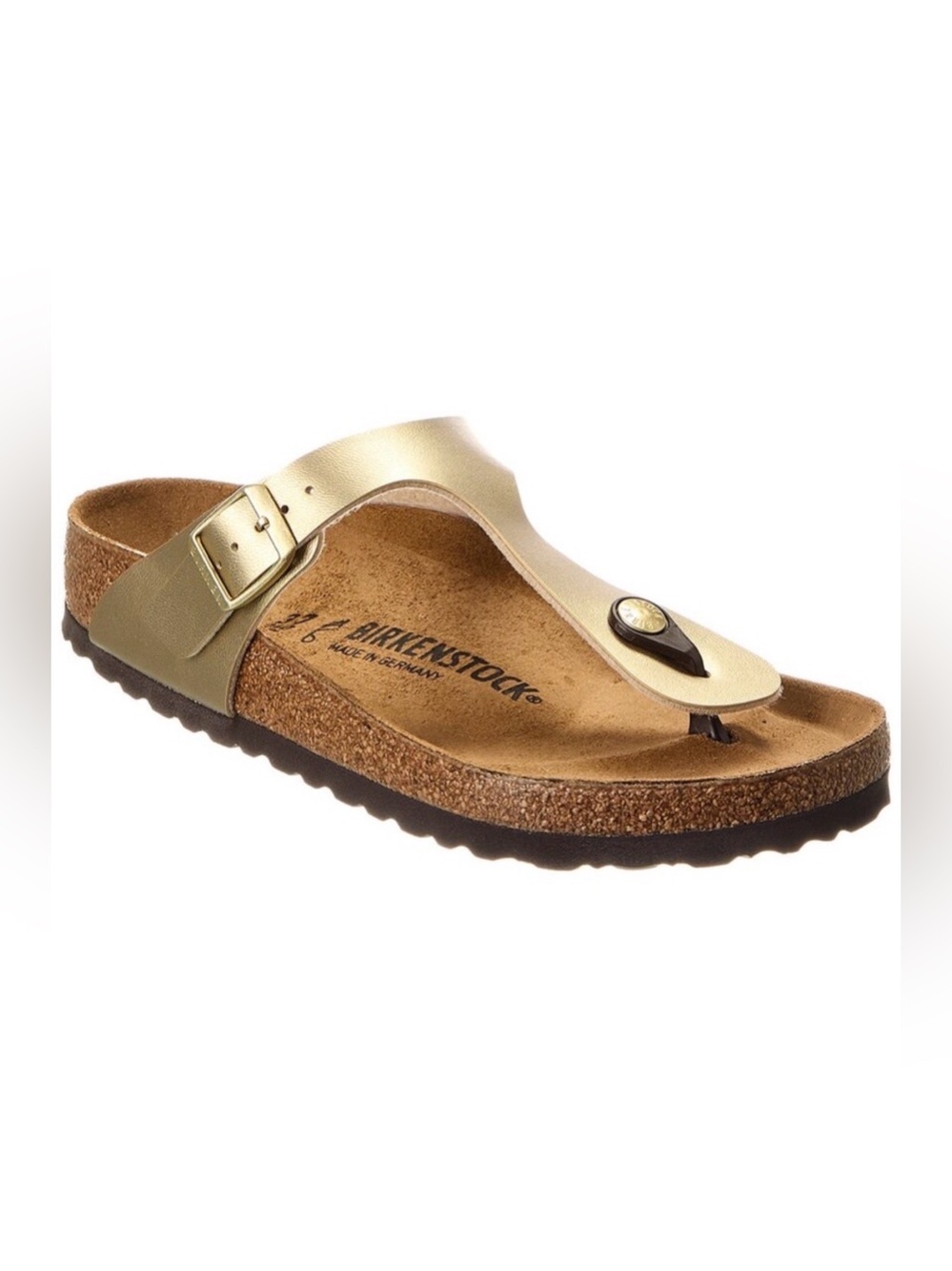 BIRKENSTOCK Gizeh Birko-Flor Sandals Gold
